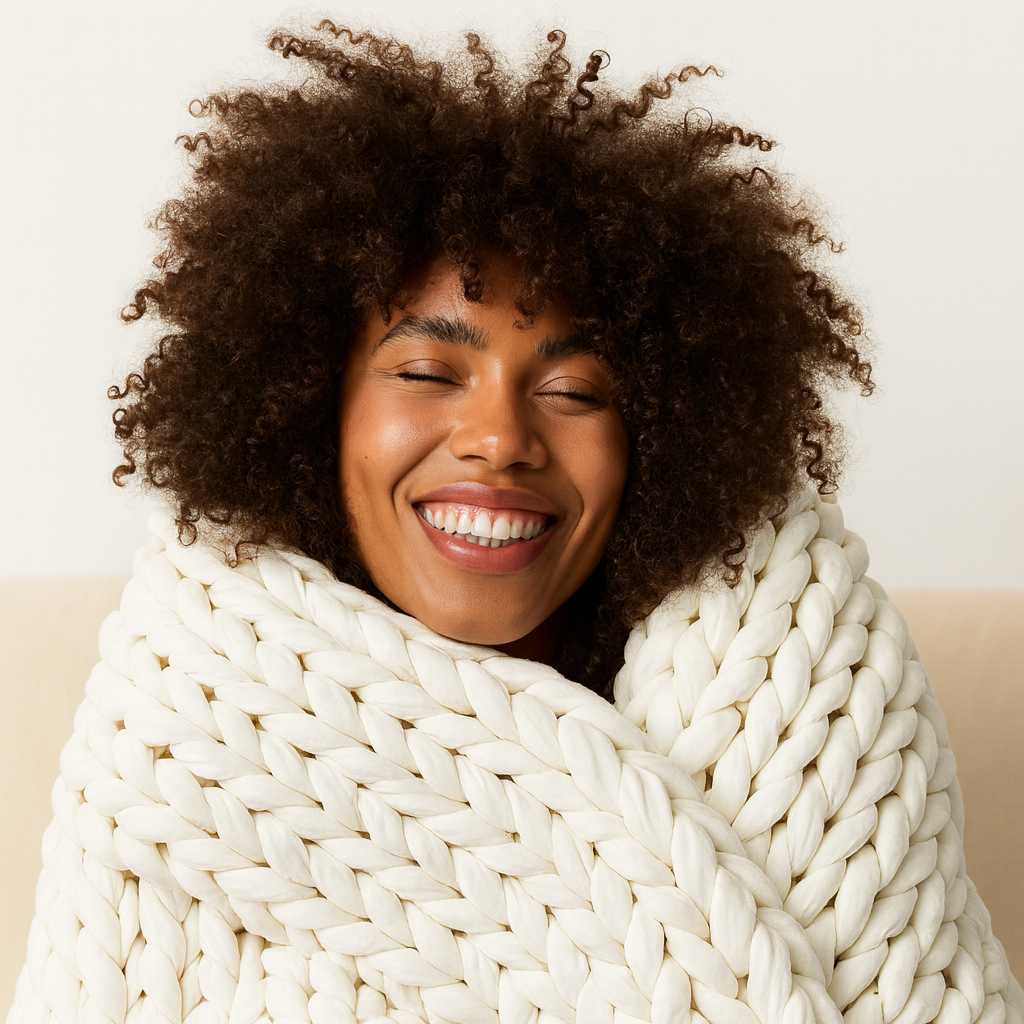 Scandisnooze – Stickat tyngdtäcke