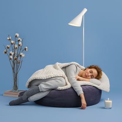 Scandisnooze – Stickat tyngdtäcke