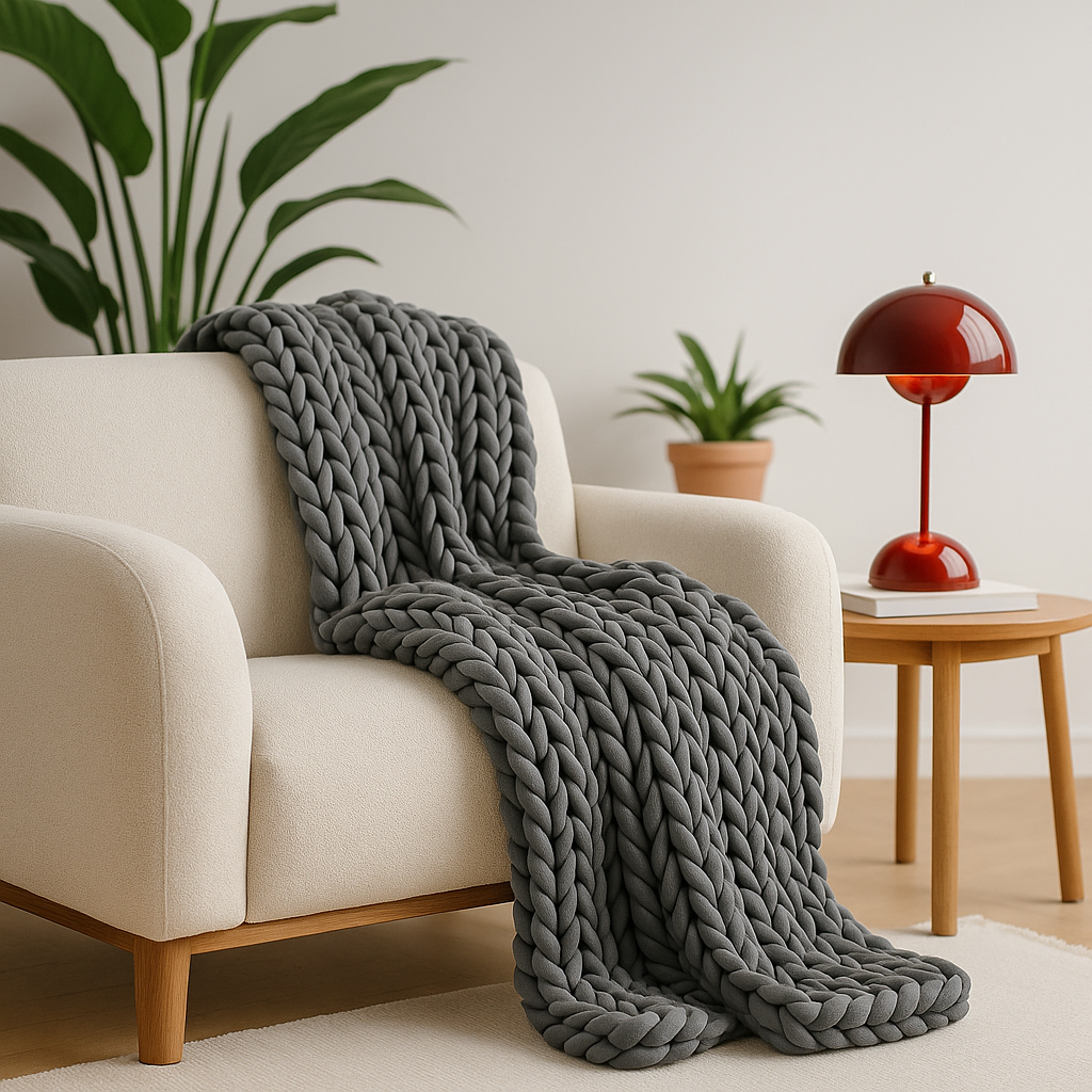 Scandisnooze – Stickat tyngdtäcke