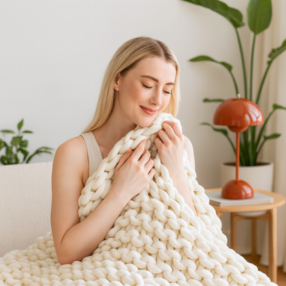 Scandisnooze – Stickat tyngdtäcke